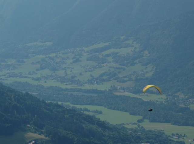  Volando sobre la montaña